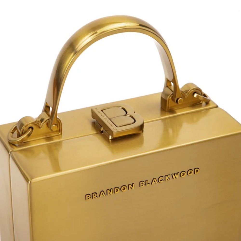 Brandon Blackwood Mini Kendrick Trunk- Gold - Picture 4 of 6
